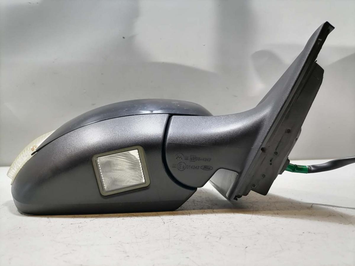 Ford Galaxy 2 WA6 original Au&szlig;enspiegel rechts klappbar Panther Schwarz BJ09